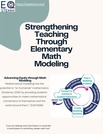 Strengthening Teaching Through Elementary Math Modeling Flyer