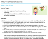 Twelfth Grade ACP Lesson 1 - Cross the Line
