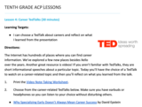 Tenth Grade ACP Lesson 4 - Career TedTalks