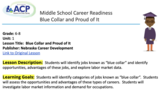 Middle School Career Readiness - Blue Collar and Proud of It