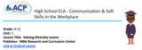 High School ELA Career Readiness - Communication & Soft Skills in the Workplace