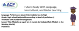 World Language Intermediate Career Readiness