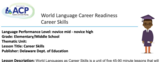 World Language-Career Readiness - World Languages as Career Skills