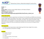 Elementary Science, Manufacturing & Construction