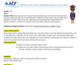 Middle School Science: Manufacturing and Construction