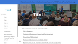 Title II-A Services for Private and Parochial Staff