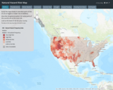 Natural Hazard Risk Map - ArcGIS