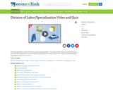 Division of Labor/Specialization Video and Quiz
