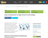 How to Network in High School and College