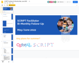 SCRIPT Facilitator Bi-Monthly May-June 2022