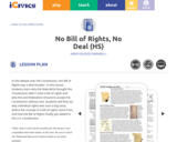 No Bill of Rights, No Deal (HS)