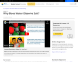 Lesson 5.3: Why Does Water Dissolve Salt?
