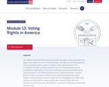 Module 13: Voting Rights in America