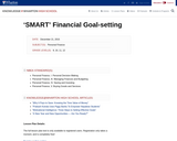 'SMART' Financial Goal-setting