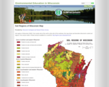 Soil Regions of Wisconsin Map