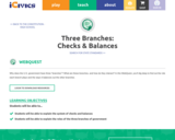 Three Branches: Checks & Balances WebQuest