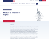 Module 5: The Bill of Rights