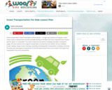 Green Transportation for Kids Lesson Plan