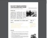 Gettysburg Address Teacher Resource Guide