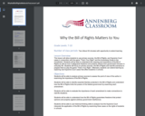 Why the Bill of Rights Matters to You