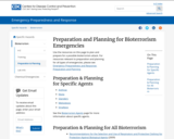 Procedures and Protocols Related to Bioterrorism Emergencies
