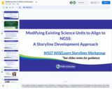 Modifying Units to Align to NGSS: A Storyline Development Approach