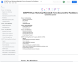 SCRIPT Virtual Workshop Materials & Forms Document for Facilitators