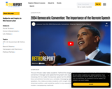Lesson Plan: 2004 Democratic Convention: The Importance of the Keynote Speech