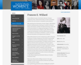 National Women’s Hall of Fame--Francis E. Willard Brief Bio