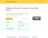 Deliberation Materials: Compulsory Voting