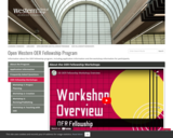 Open Western OER Fellowship Workshop Series