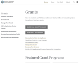 Grants (and Institutes) for Educators