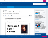 Business Ethics - Introduction