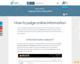 How to judge online information