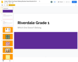 Grade 1 Which One Doesn't Belong (Number Sense Routine) Qtr 4