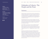 Defenders of Liberty: The People and the Press