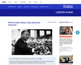 PBS News Hour Martin Luther King Jr. Day Classroom Resources