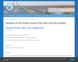 Motions of the Ocean Lesson Plan (4th and 5th Grades)