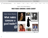 History's Mysteries: Grade 1, Unit 2, Mystery #1-What Makes Someone a Good Leader?
