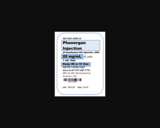 Phenergan Medication Label