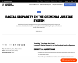 Racial Disparity in the Criminal Justice System