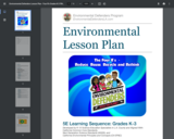 The 4 R's - Reduce, Reuse, Recycle, Rethink Lesson Plan