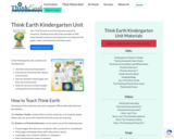 Think Earth Kindergarten Unit