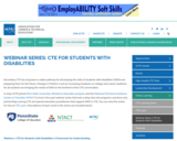 Webinar Series: CTE for Students with Disabilities