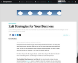 Exit Strategies for Your Business
