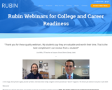 Rubin Webinars for College and Career Readiness – Rubin