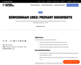 Birmingham 1963: Primary Documents