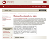 Mexican Americans in the 1930s Historical Knowledge Assessment