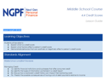 MS Credit Scores  - NGPF 4.4  (Credit Unit)