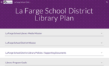 La Farge School District Library Plan